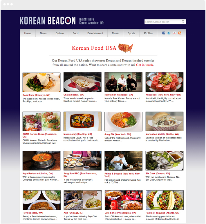Korean Beacon Korean Food USA